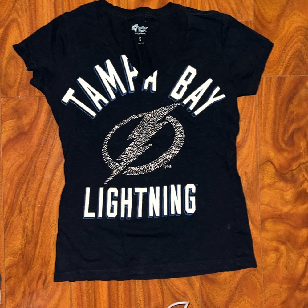 ⚡️ Tampa Bay Lightning Rhinestone Shirt S⚡️